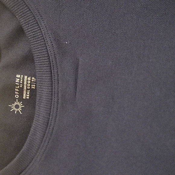 Navy Blue Crop Top - Offline Aerie - Picture 2 of 2